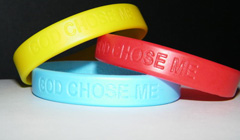 God Chose Me Wristbands